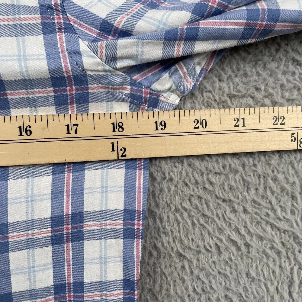 Faherty Brand‎ Reserve Button Down Shirt Mens XS Movement Ice Falls Plaid